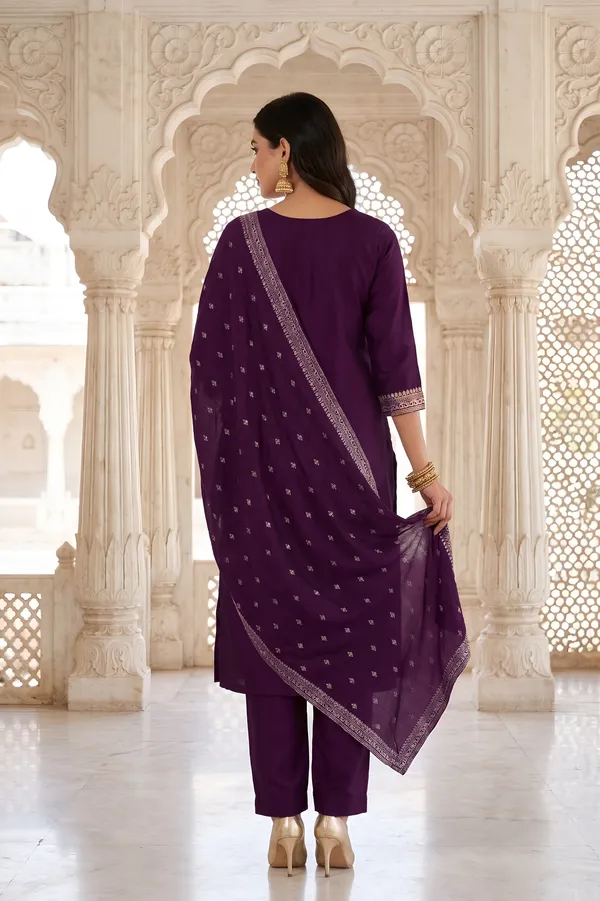 Dark_Purple_Vichitra_3_Piece_Suit_For_Women