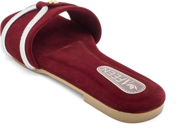 Trendy_Women_Slip_On_Flat_Sandals_With_Triple_Strap_Design_Comfortable_Everyday_Footwear_For_Casual_Party_Office_Wear_Lightweight_Stylish_Slides_For_Woman_Girls