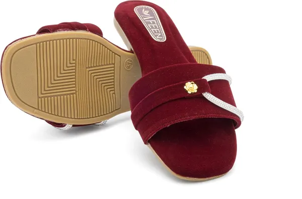 Trendy_Women_Slip_On_Flat_Sandals_With_Triple_Strap_Design_Comfortable_Everyday_Footwear_For_Casual_Party_Office_Wear_Lightweight_Stylish_Slides_For_Woman_Girls