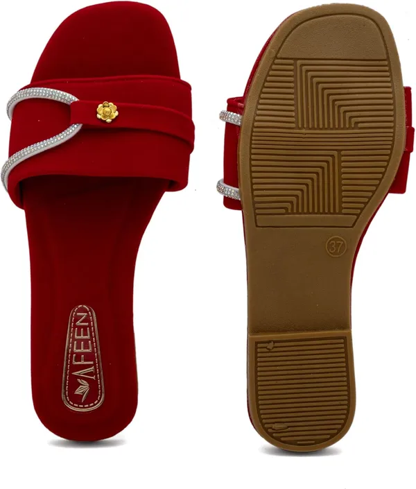 Trendy_Women_Slip_On_Flat_Sandals_With_Triple_Strap_Design_Comfortable_Everyday_Footwear_For_Casual_Party_Office_Wear_Lightweight_Stylish_Slides_For_Woman_Girls