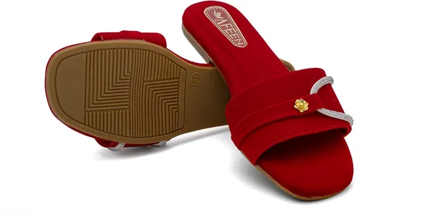 Trendy_Women_Slip_On_Flat_Sandals_With_Triple_Strap_Design_Comfortable_Everyday_Footwear_For_Casual_Party_Office_Wear_Lightweight_Stylish_Slides_For_Woman_Girls