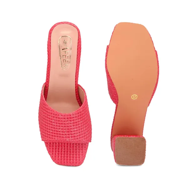 Women_Stylish_Block_Heel_Slip_On_Sandals_Trendy_Open_Toe_Casual_Wear_Heels_Comfortable_Cushioned_Sole_Fashionable_Heeled_Slides