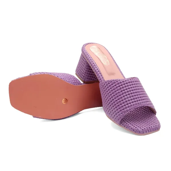 Women_Stylish_Block_Heel_Slip_On_Sandals,_Trendy_Open_Toe_Casual_Wear_Heels,_Comfortable_Cushioned_Sole,_Fashionable_Heeled_Slides
