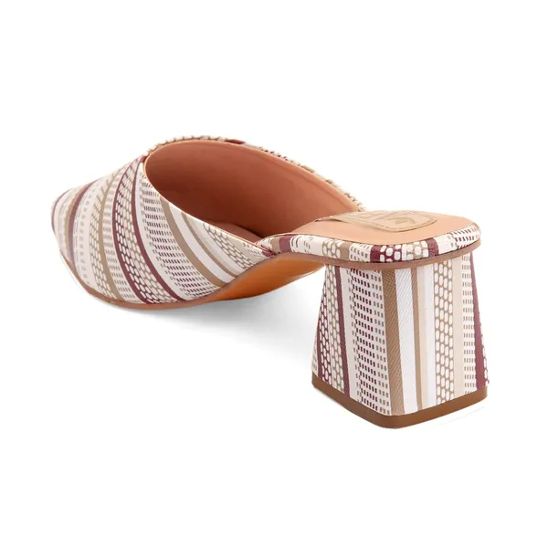 Women_Block_Heel_Mules_Stylish_Pointed_Toe_Slip_On_Heels_With_Multicolor_Striped_Design_Comfortable_Casual_Dress_Shoes_For_Summer_And_Spring
