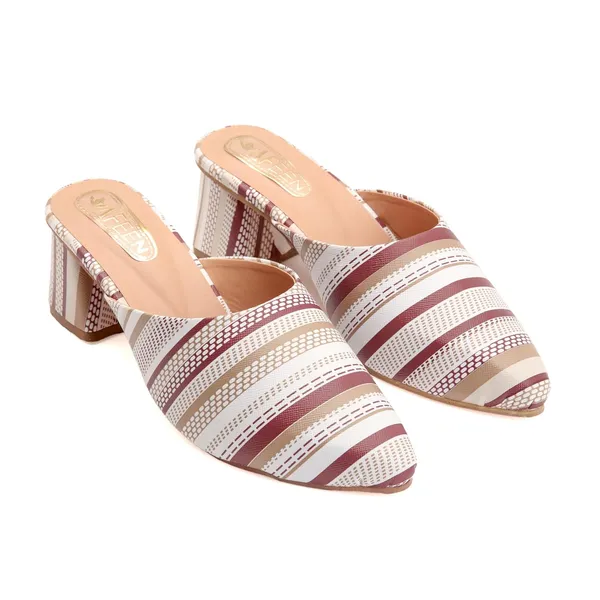 Women_Block_Heel_Mules_Stylish_Pointed_Toe_Slip_On_Heels_With_Multicolor_Striped_Design_Comfortable_Casual_Dress_Shoes_For_Summer_And_Spring