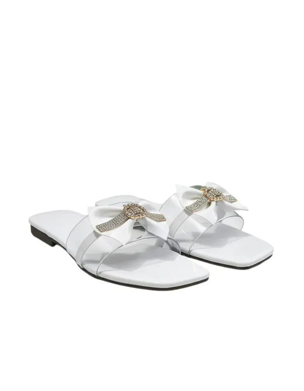Women_S_Jelly_Slide_Sandals_Bow_Embellished_With_Rhinestone_Brooch_Flat_Sole