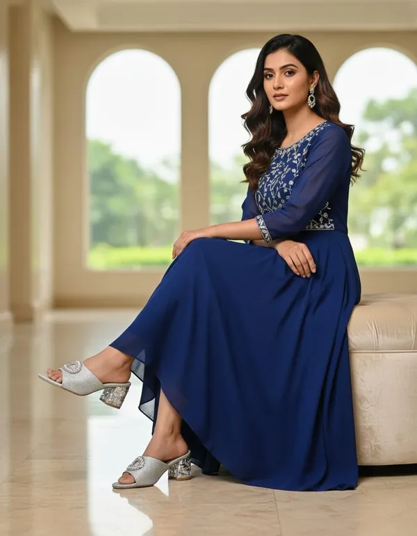 Bright_Color_Embellished_Block_Heel_Sandals_Open_Toe_Slide_Mules_With_Crystal_Detail