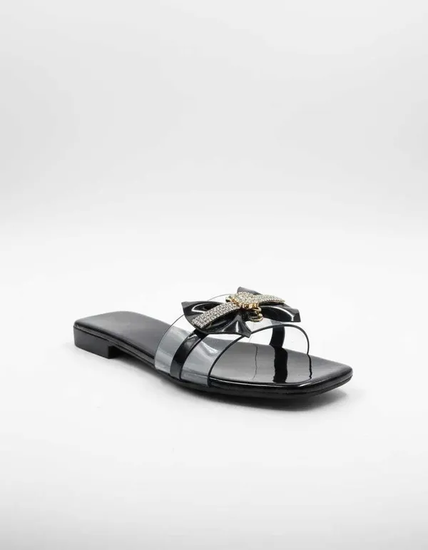 Women_S_Jelly_Slide_Sandals_Bow_Embellished_With_Rhinestone_Brooch_Flat_Sole