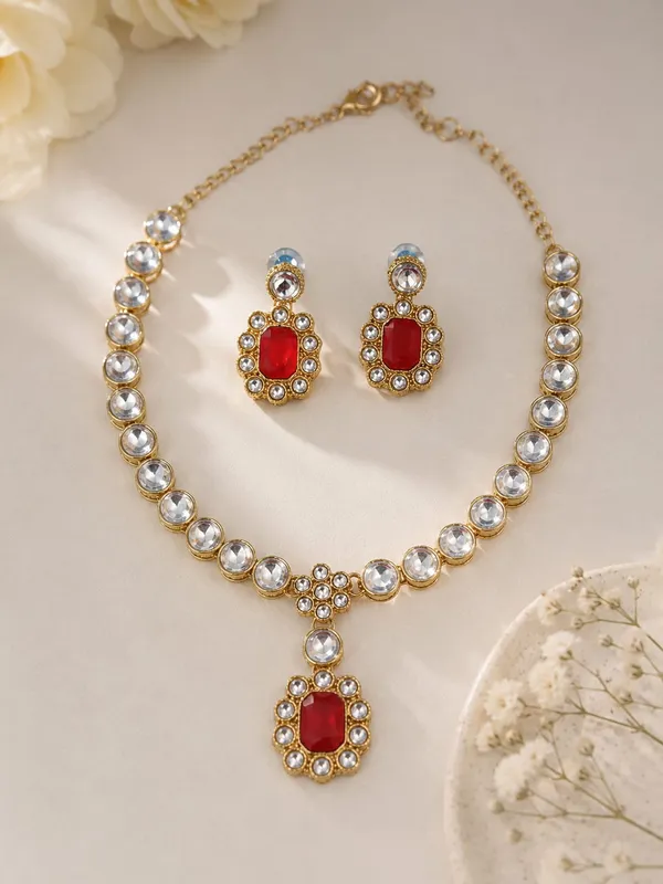 Timeless_Elegance_Alloy_Metal_Red_Colour__Jewellery_Set