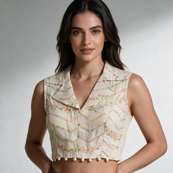 Offwhite_Blouse_Khadi_Cotton_For_Women