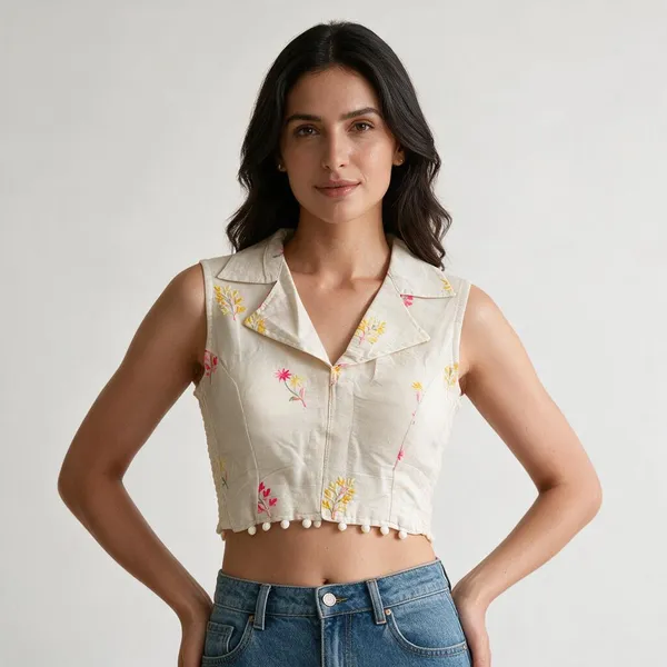 Offwhite_Blouse_Khadi_Cotton_For_Women