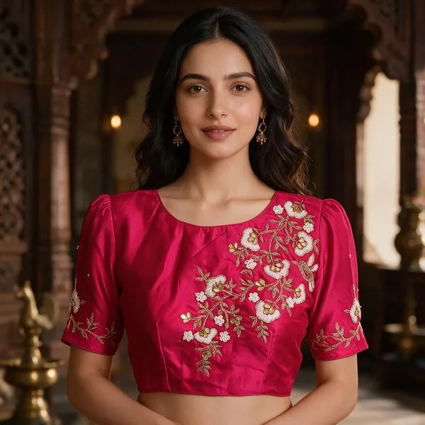 Pink_Blouse_Pure_Silk_For_Women