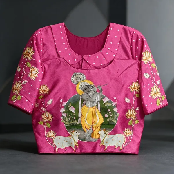 Pink_Blouse_silk_For_Women