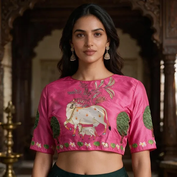 Pink_Blouse_silk_For_Women