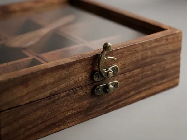 Brown_Handcrafted_Wooden_Spice_Box_With_Multiple_Compartments_Lid
