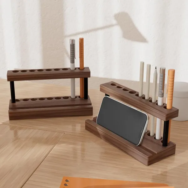 Wooden_Desk_Organizer_With_Phone_Stand_And_Pen_Holder