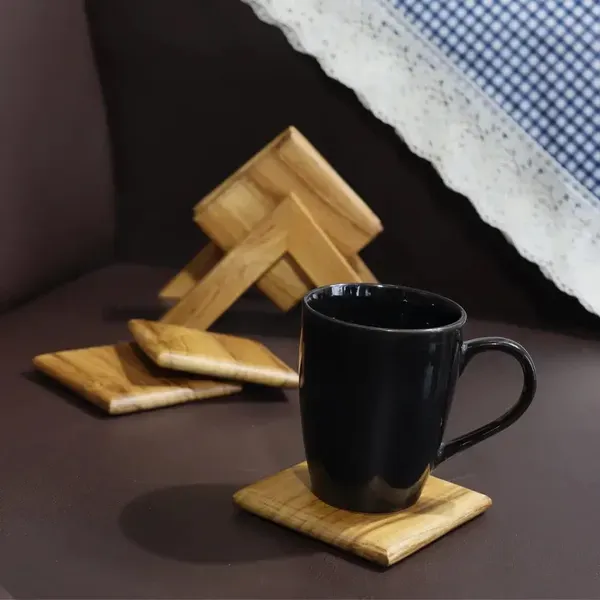 Brown_Square_Teak_Wood_Coaster_Set_Of_6