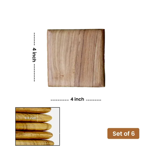 Brown_Square_Teak_Wood_Coaster_Set_Of_6