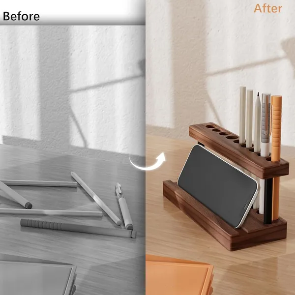 Wooden_Desk_Organizer_With_Phone_Stand_And_Pen_Holder