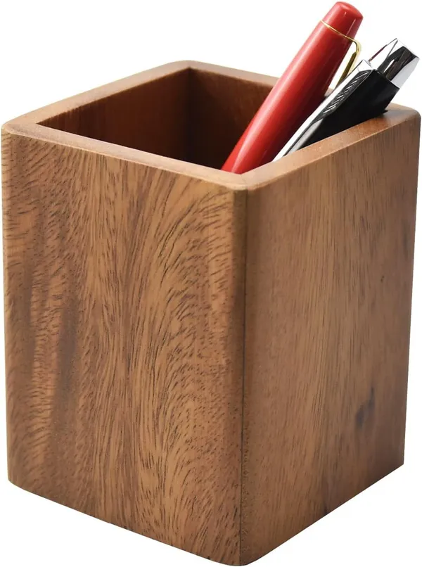 Wooden_Pen_Holder_-_Square_Desktop_Organizer