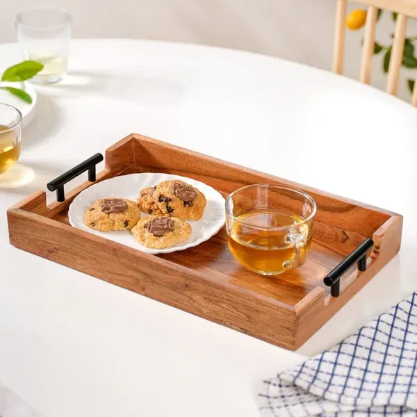 Brown_Wooden_Serving_Tray_With_Handles_Made_From_Teak_Wood