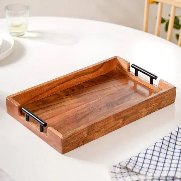 Brown_Wooden_Serving_Tray_With_Handles_Made_From_Teak_Wood