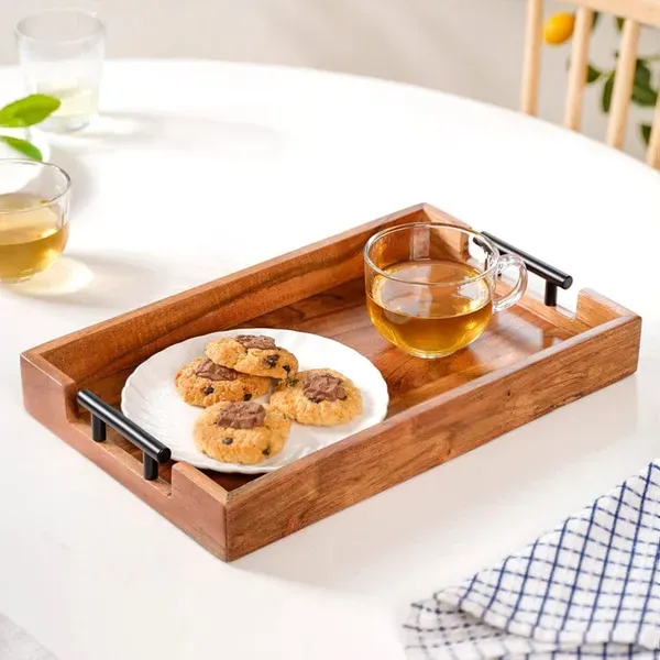 Brown_Wooden_Serving_Tray_With_Handles_Made_From_Teak_Wood