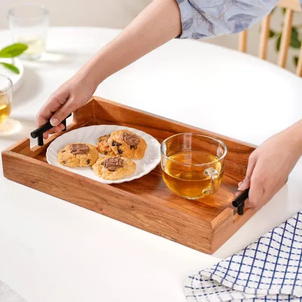 Brown_Wooden_Serving_Tray_With_Handles_Made_From_Teak_Wood