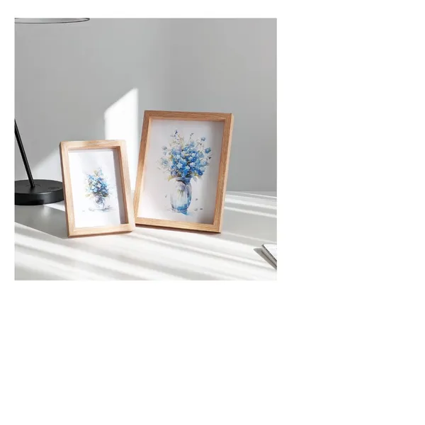Wooden_Photo_Frame_Set_-_Floral_Art_Print_(Set_Of_2)