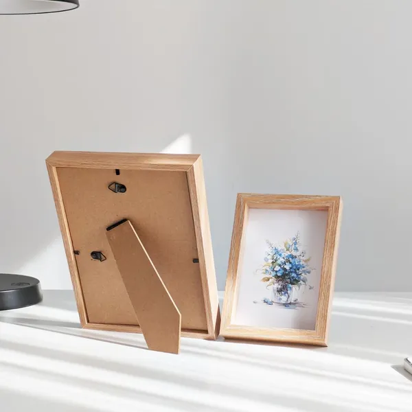 Wooden_Photo_Frame_Set_-_Floral_Art_Print_(Set_Of_2)
