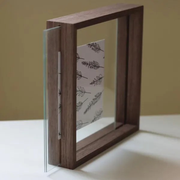 Wooden_Shadow_Box_Photo_Frame_Set_-_Rustic_Brown_(Set_Of_2)