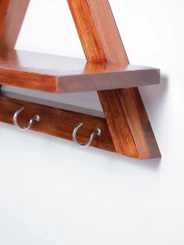 Brown_Triangle_Wall_Shelf_And_Key_Holder