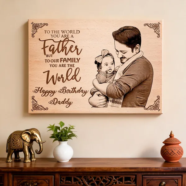 Best_Dad_Engraved_On_Wood_Frame_For_Father's_Birthday