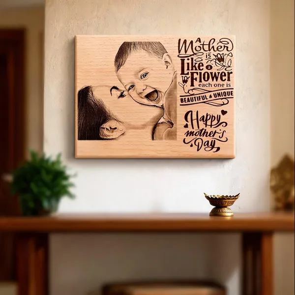 Best_Mom_Engraved_On_Wood_Frame_For_Mothers'_Birthday