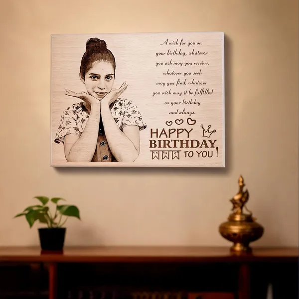 Love_You_Forever_Engraved_On_Wood_Frame_For_Partner's_Birthday