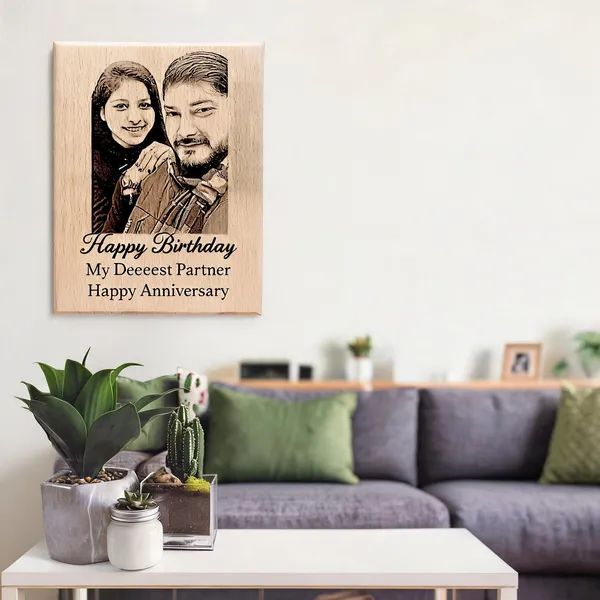 Romantic_Anniversary_Frame_For_Partner's_Birthday_|_Engraved_On_Wood