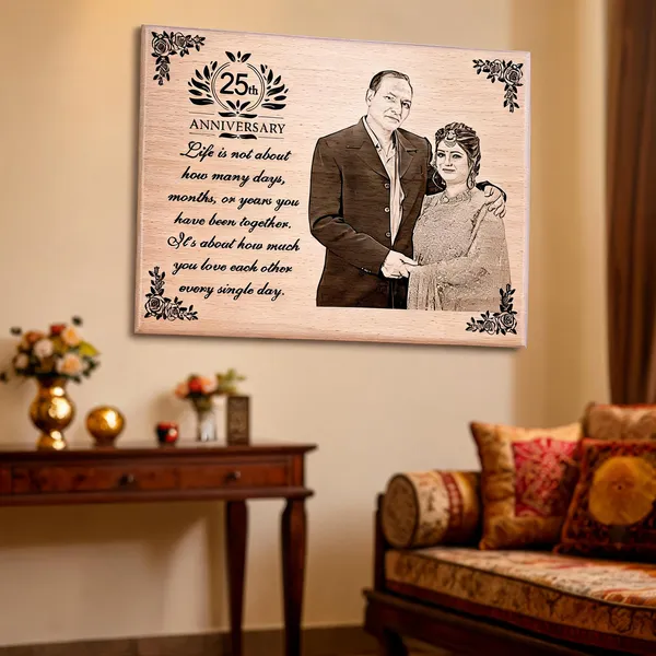 Quarter_Century_Of_Love_Frame_For_25Th_Anniversary_|_Engraved_On_Wood