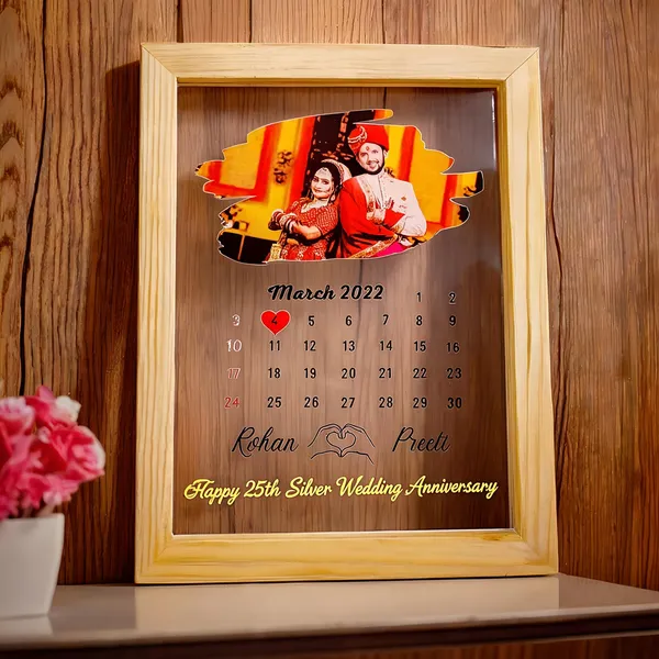 Silver_Wedding_Anniversary_Frame_For_25Th_Anniversary