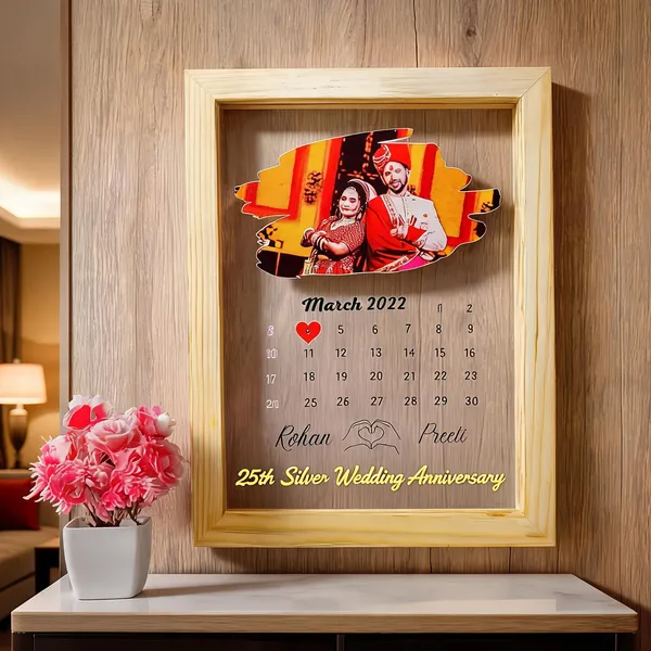 Silver_Wedding_Anniversary_Frame_For_25Th_Anniversary