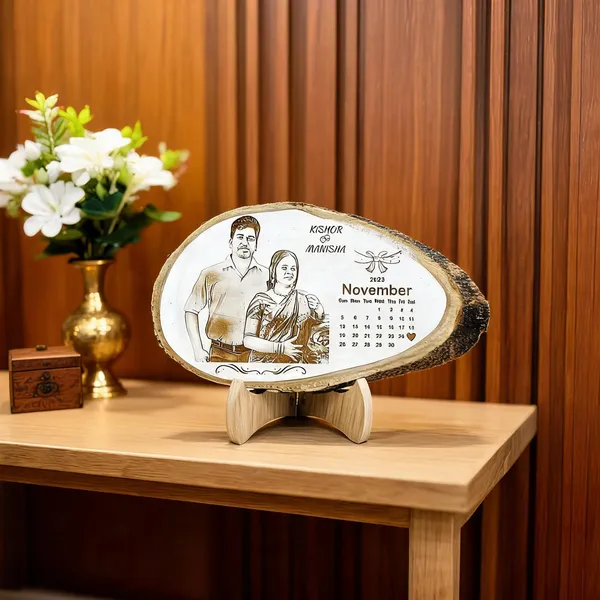 25_Years_Love_Journey_Engraved_On_Wood_Frame_For_25Th_Anniversary