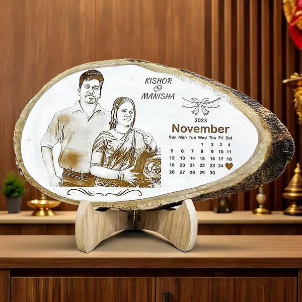 25_Years_Love_Journey_Engraved_On_Wood_Frame_For_25Th_Anniversary