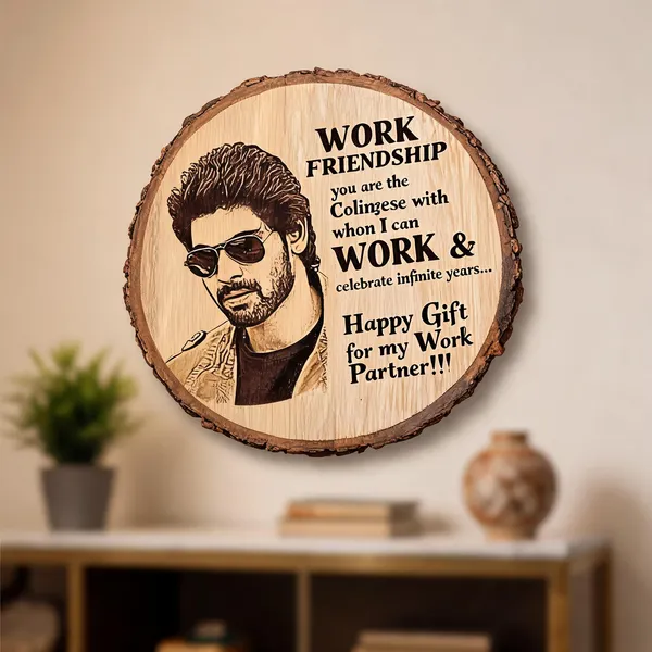 Customizable_Work_Friendship_Memory_Frame_For_Gift_For_Colleagues_|_Engraved_On_Wood