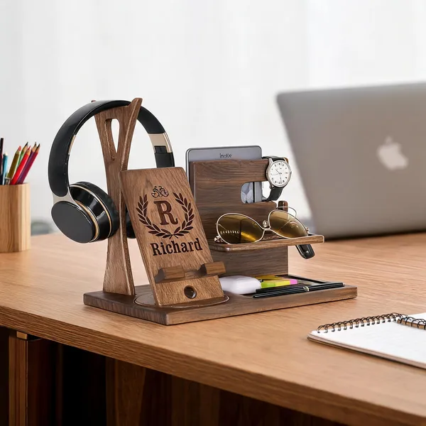 Customizable_Engraved_On_Wood_Desk_Organizer_Frame_For_For_Desk