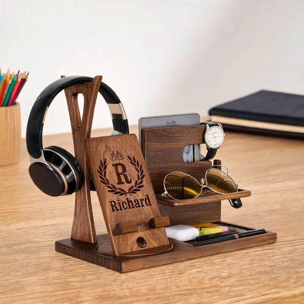 Customizable_Engraved_On_Wood_Desk_Organizer_Frame_For_For_Desk