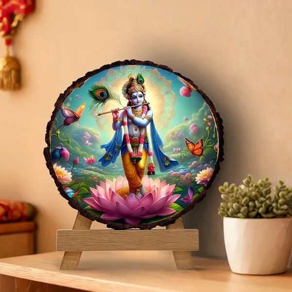 Divine_Krishna_Engraved_On_Wood_Art_For_Religious_And_Devotional