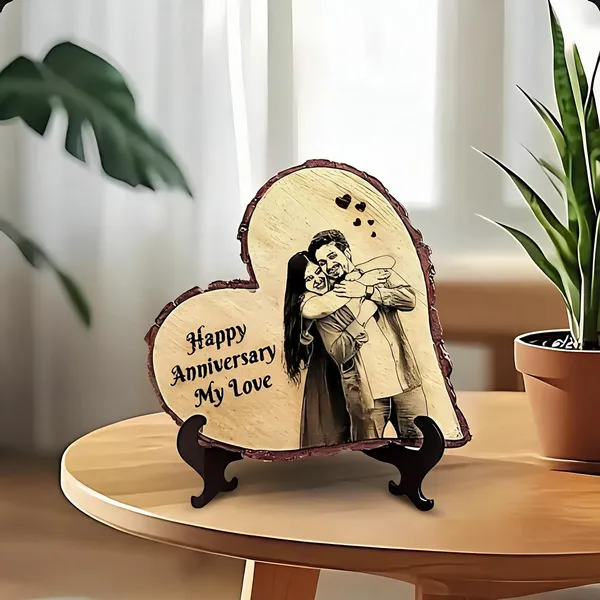 Customizable_Personalized_Engraved_On_Wood_Photo_Frame_Heart_Shape