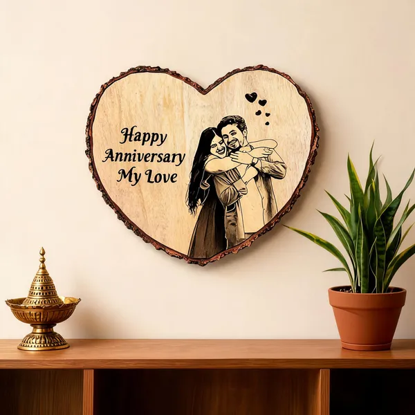 Customizable_Personalized_Engraved_On_Wood_Photo_Frame_Heart_Shape