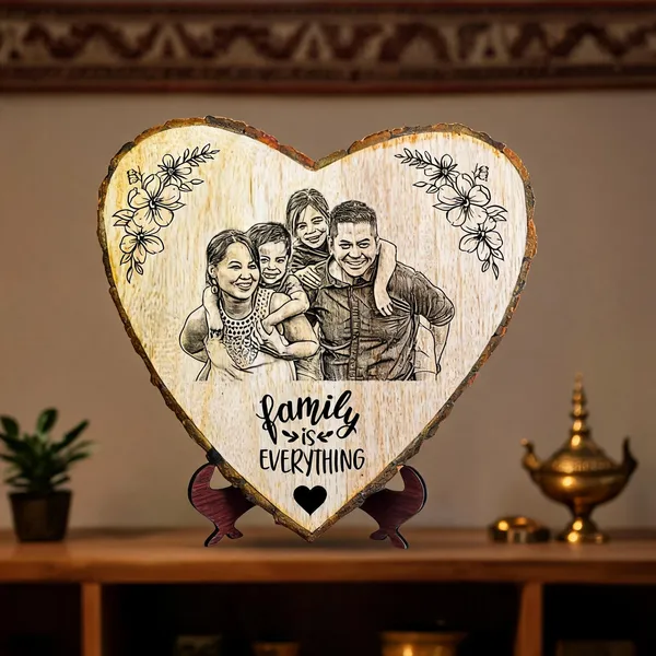 Customizable_Engraved_On_Wood_Photo_Frame_Heart_Shape