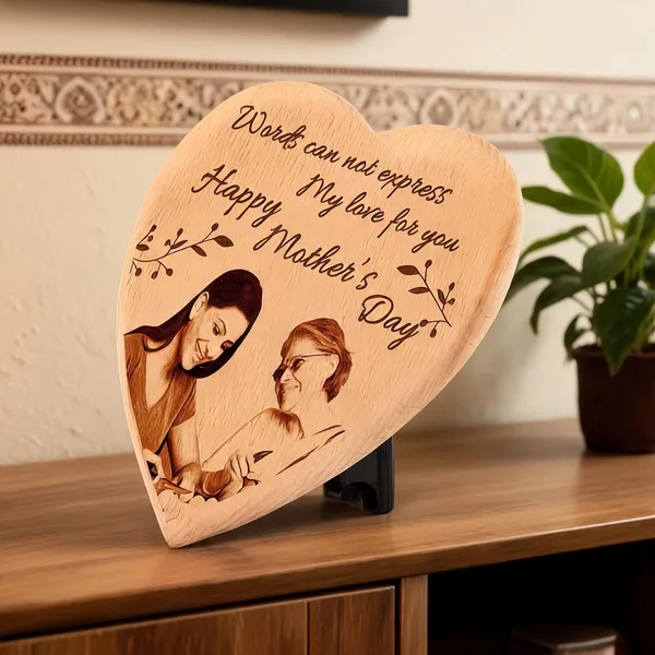 Customizable_Personalized_Engraved_On_Wood_Photo_Frame_Heart_Shape