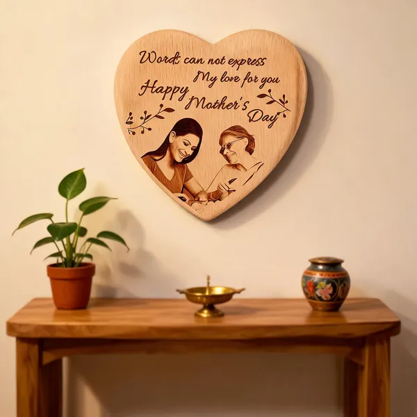 Customizable_Personalized_Engraved_On_Wood_Photo_Frame_Heart_Shape
